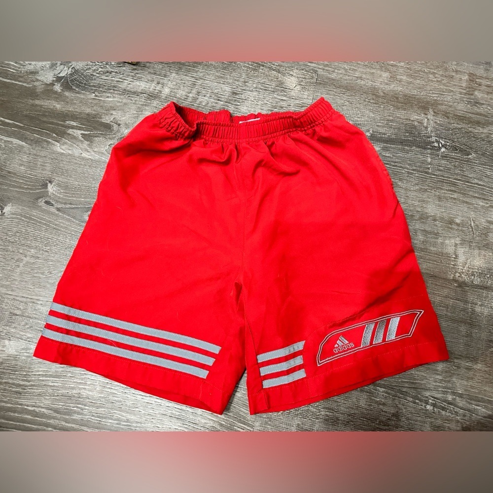 Boys Red Adidas Shorts Size‎ (8-20)